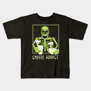 Coffee Addict design Kids T-Shirt